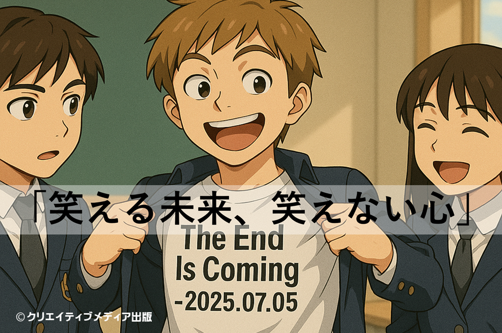 ２－２．学校と運命の7月5日Tシャツ　クリエイティブメディア出版　星野一星　武左　運命の7月5日　